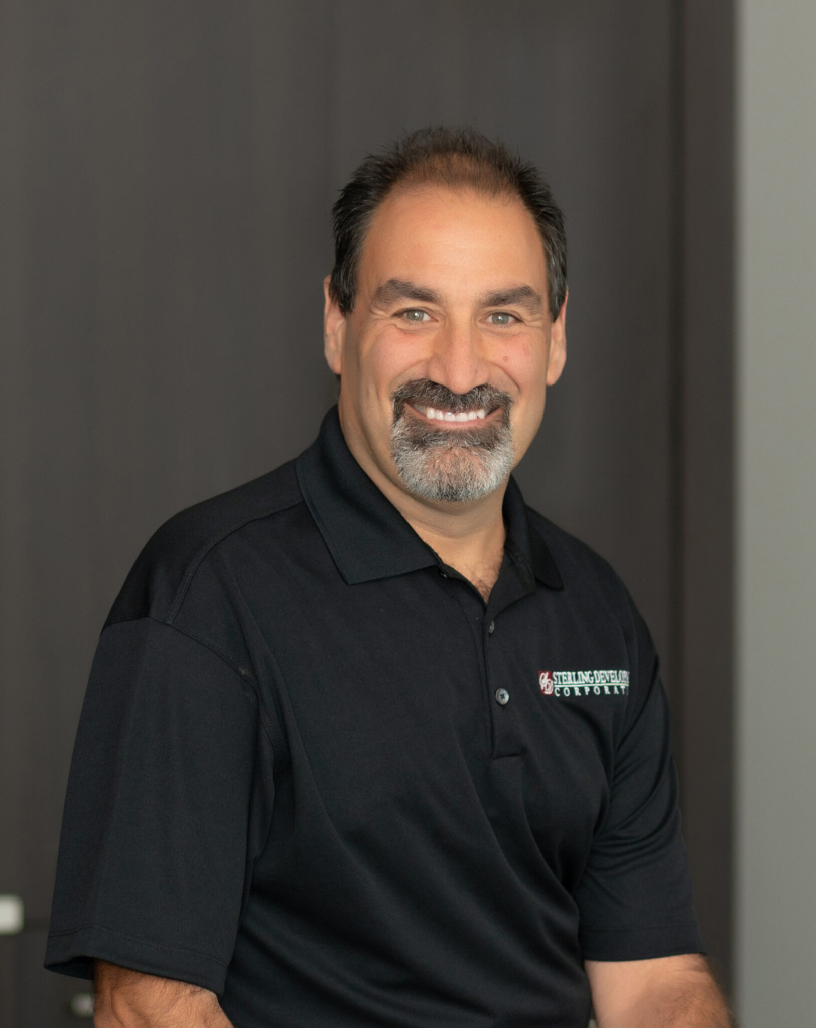 a man looking at the camera