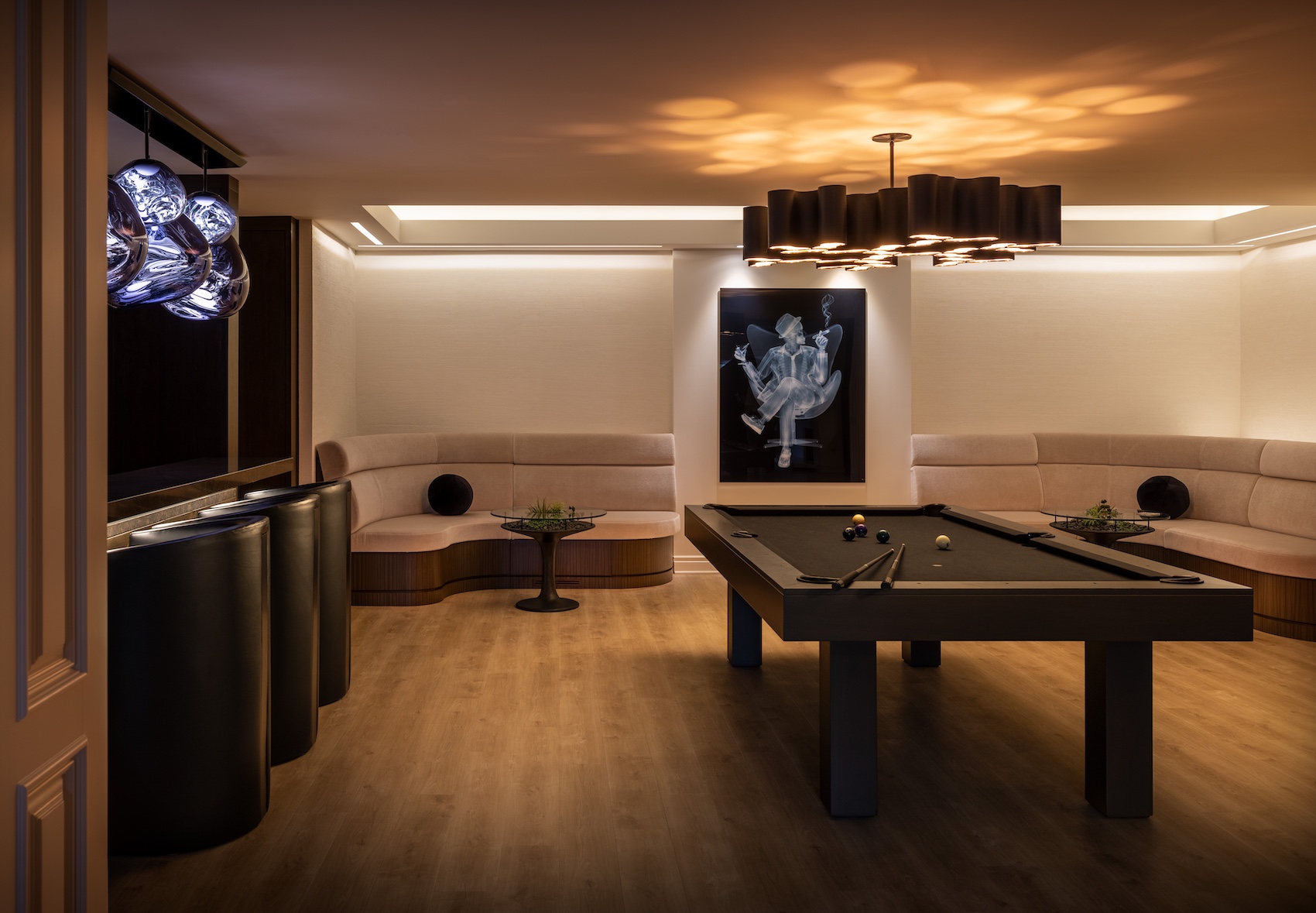 a view of a living room