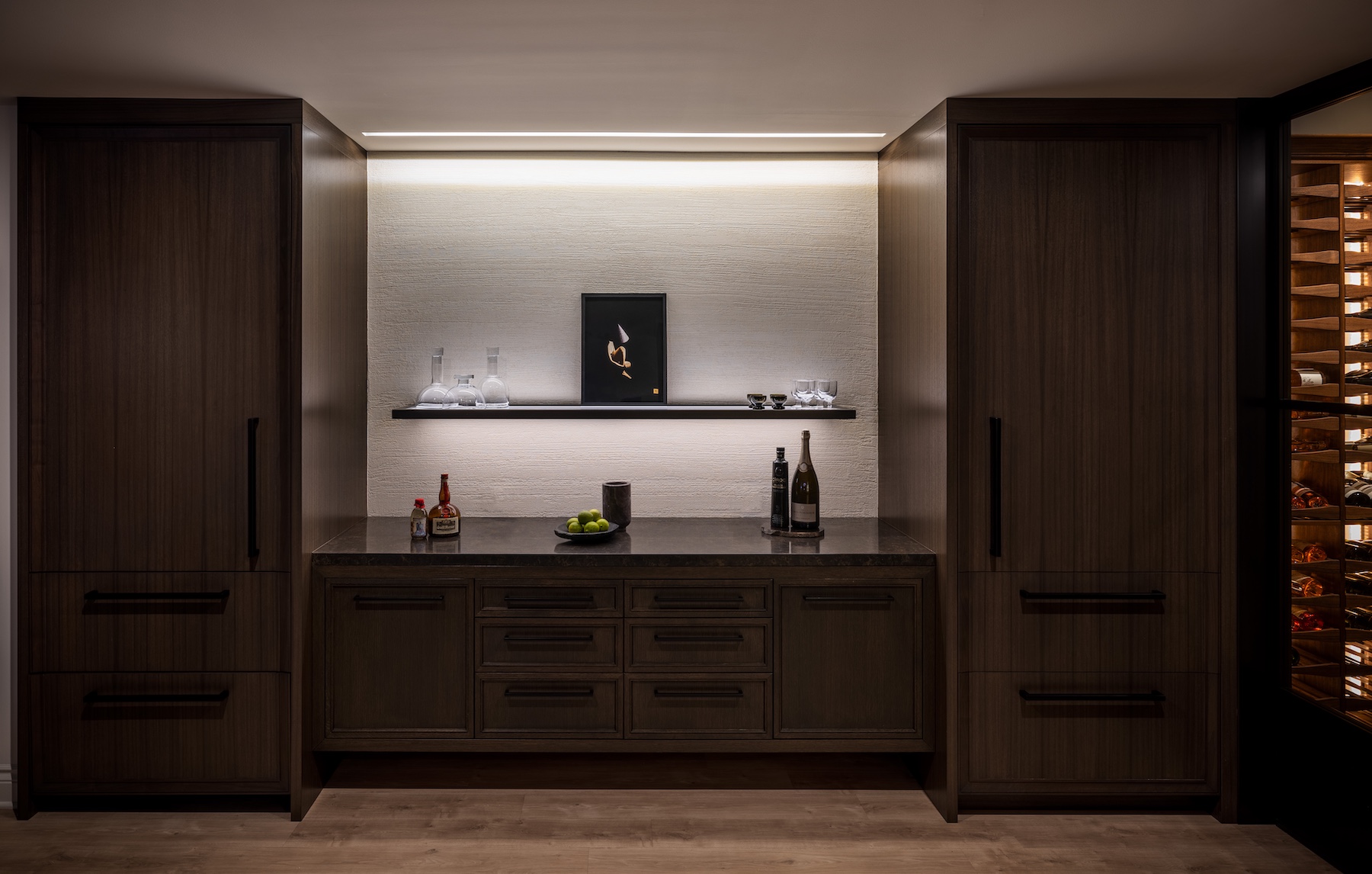 a close up of a door