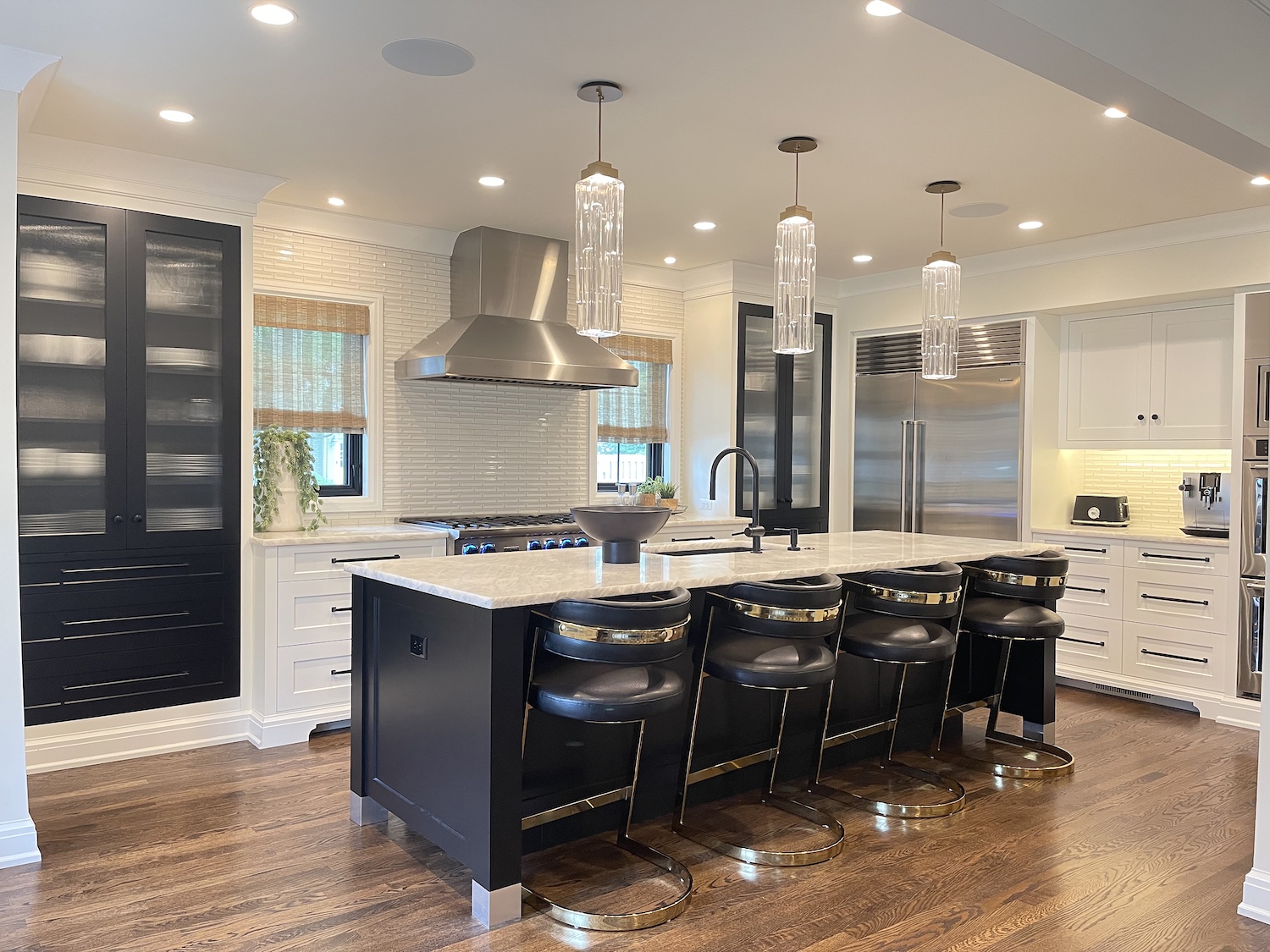 a room with a lot of computer equipment